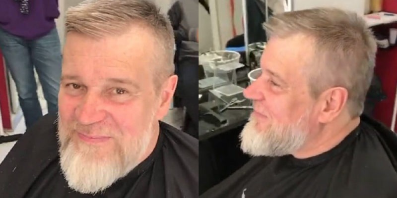 Good deed of a hairdresser! this generous man provided a free haircut to a needy man