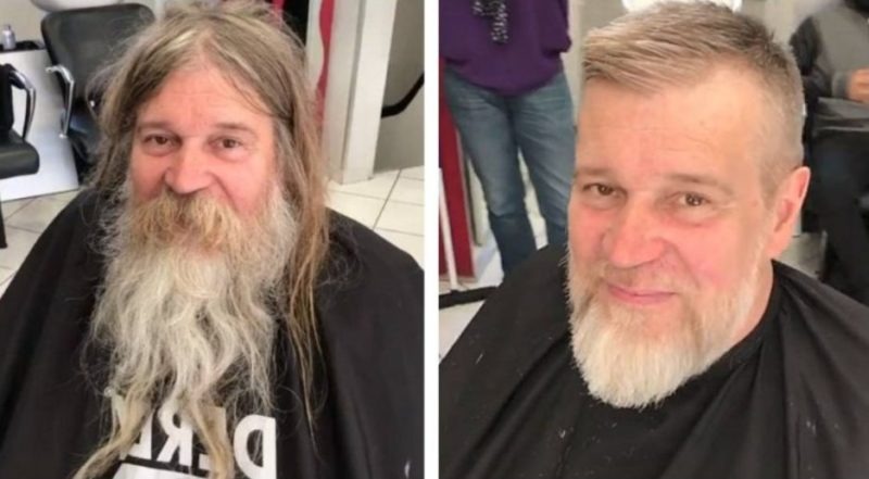 Good deed of a hairdresser! this generous man provided a free haircut to a needy man