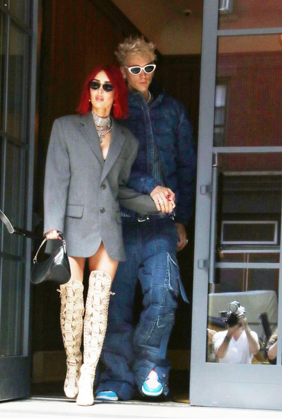 Following the breakup with Machine Gun Kelly, Michele Morrone denies dating Megan Fox, who is pregnant.