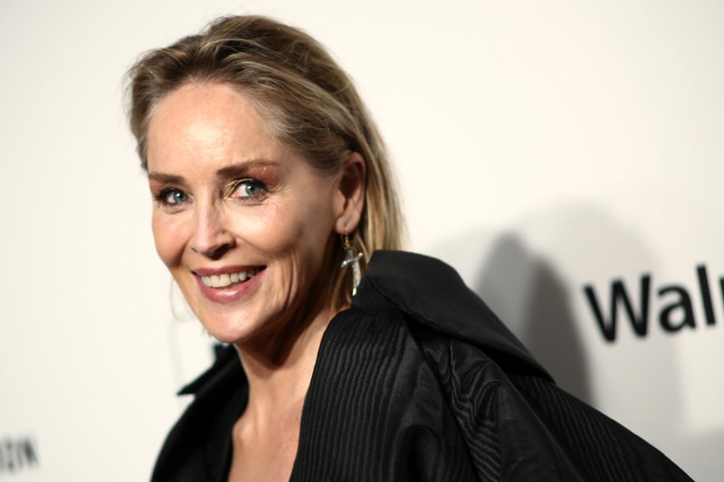 Sharon Stone reenacts her most famous scene! She kept driving