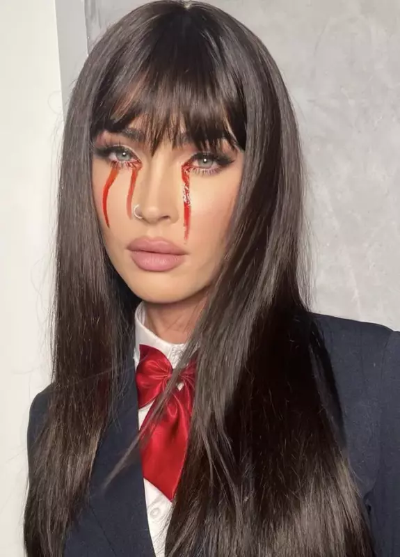 You're acting stupid, rebel!! Megan Fox in a revealing image from Кill Bill outraged striking artists in the USA
