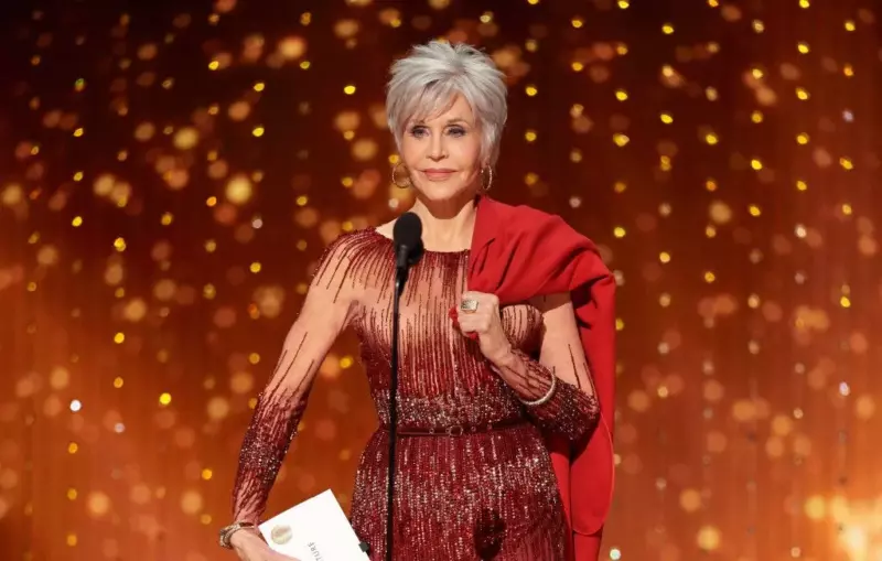 Jane Fonda says her friends are delighted with her talent in the film with Lopez