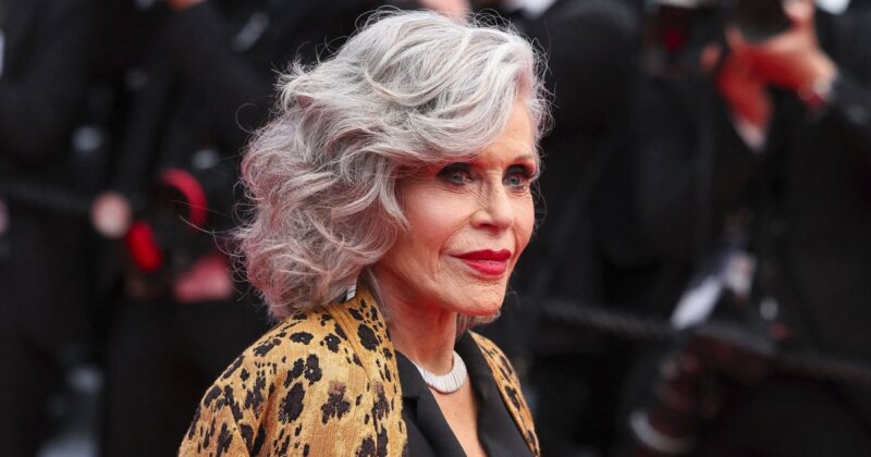 Jane Fonda says her friends are delighted with her talent in the film with Lopez