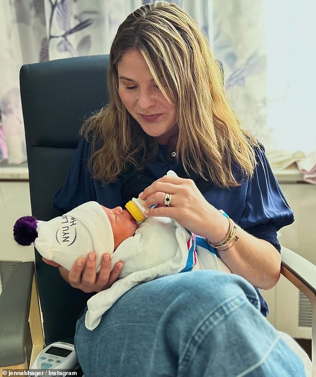 Jenna Bush hager gratifies sister Barbara on hrr second baby's qrrival