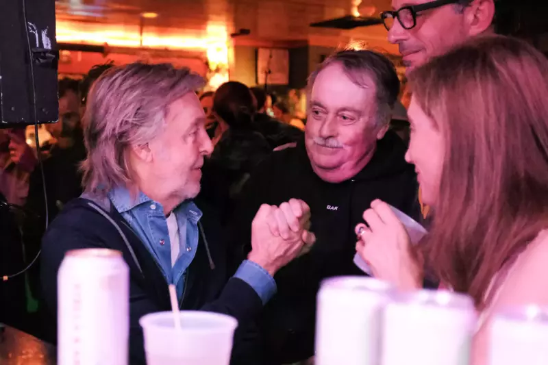 Paul McCartney leaves fans in the Hamptons with an improvised performance of Beatles hit