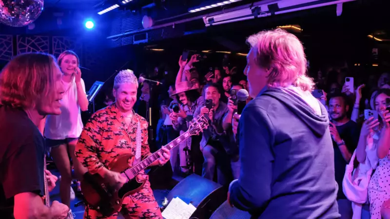 Paul McCartney leaves fans in the Hamptons with an improvised performance of Beatles hit