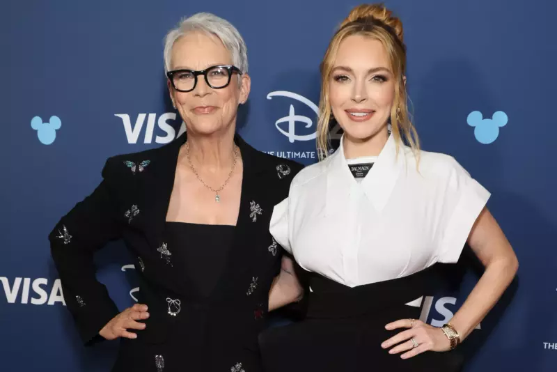 Mom Mode for Lindsay Lohan with baby son Luai, according to Jamie Lee Curtis! The exclusive song She Just Loves It