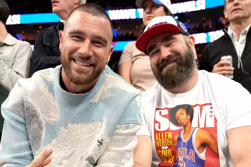 After a college football fan called brother Travis a homophobic slur, Jason Kelce destroyed the fan's phone
