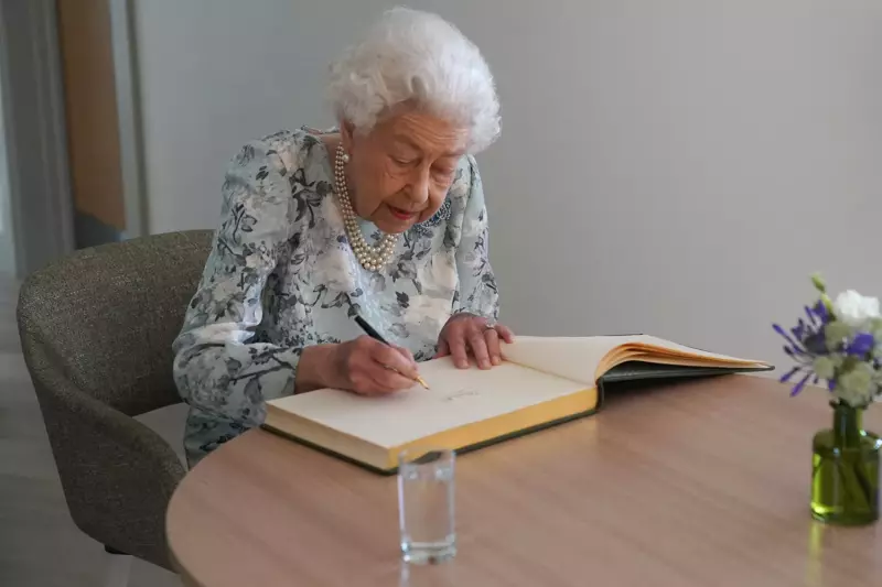 Only five words made up Queen Elizabeth's last diary entry, which was written just two days before she passed away