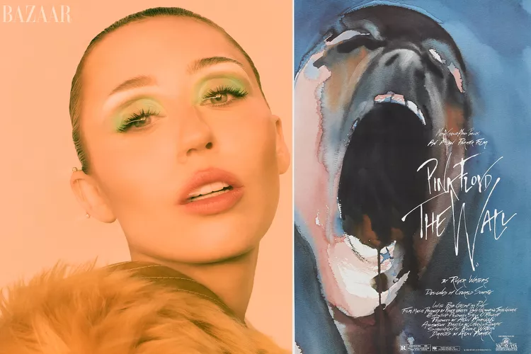 Pink Floyd's The Wall served as the inspiration for Miley Cyrus's hypnotizing new visual album, which she hopes will be a human psychedelic