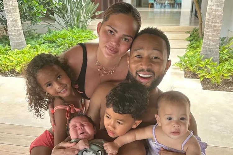The cutest images of John Legend and Chrissy Teigen's four children