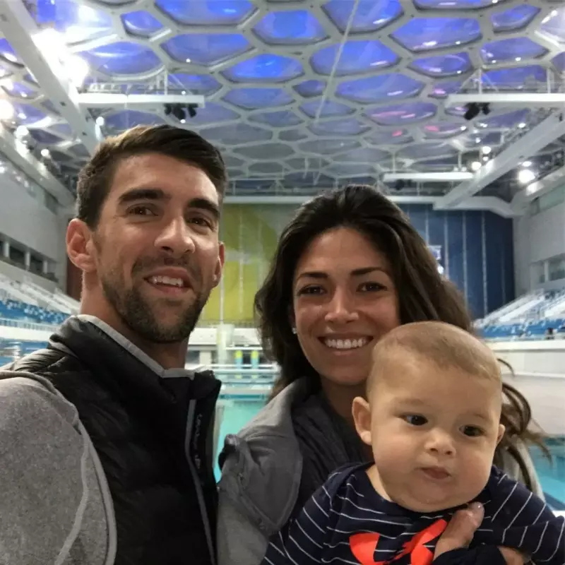 Grateful for your first lap of life is the theme of Michael Phelps' race car party celebrating his son Nico's first birthday