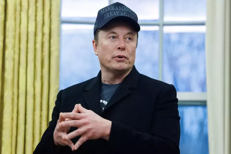 According to confidential sources, Elon Musk has been nodding off on the floor of his government office opposite the White House
