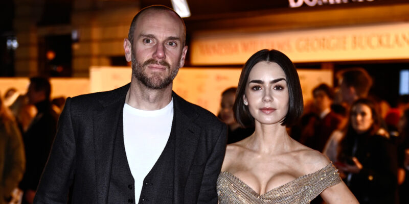 Lily Collins says she can't imagine feeling more love when sharing a family photo of her infant daughter, Tove