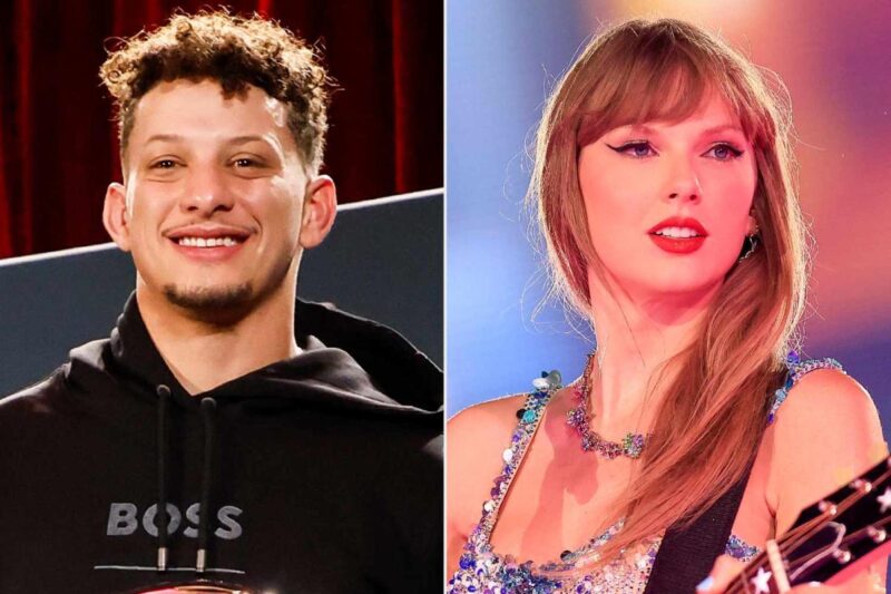 Patrick Mahomes says he has a great friendship with Taylor Swift—and she has even made his daughter a Chiefs fan