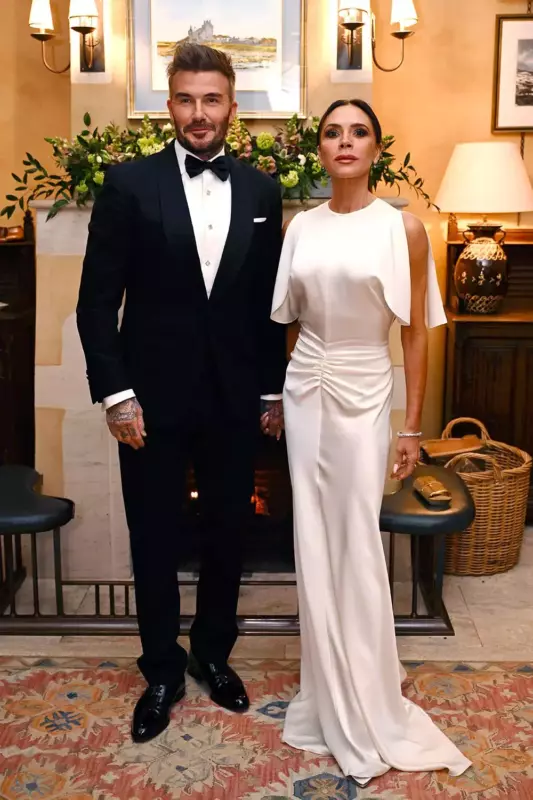 Victoria and David Beckham Infuse King Charles' star-studded black-tie dinner with bride and groom feelings